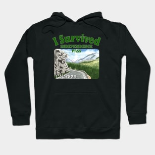 I Survived Independence Pass, Colorado Hoodie